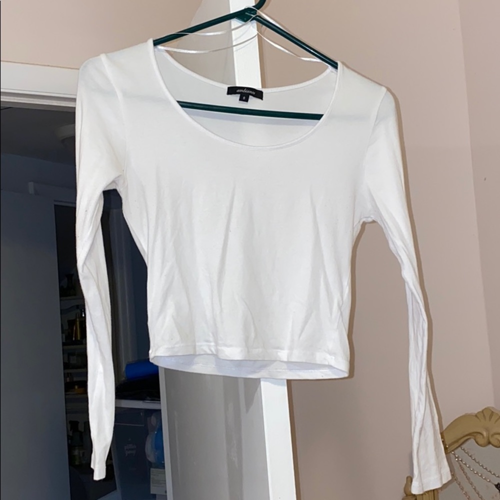 Ambiance Crop Top in White